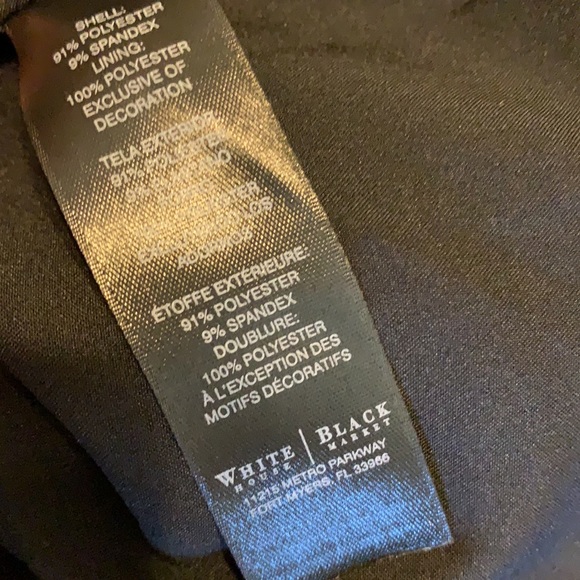 VGUC-White House Black Market blazer, black Size 4 - Picture 11 of 12